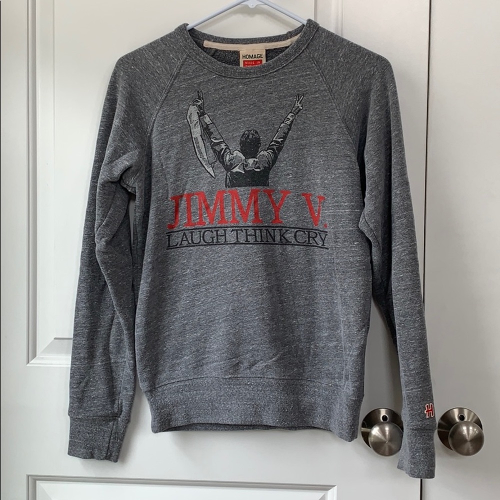 Homage heather gray sweat shirt